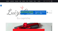 Desktop Screenshot of eucapricho.com.br
